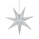 Stjärna Glitter Silver 75cm